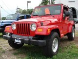 2005 Flame Red Jeep Wrangler X 4x4 #18106675