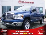 2008 Patriot Blue Pearl Dodge Ram 1500 Big Horn Edition Quad Cab 4x4 #18102893