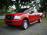 2005 Bright Red Ford F150 STX SuperCab 4x4 #18164576