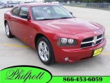 2009 Inferno Red Crystal Pearl Dodge Charger SXT #18165752