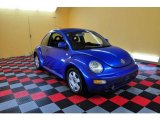 2000 Techno Blue Metallic Volkswagen New Beetle GLS Coupe #18233448