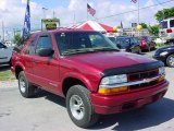 2000 Dark Cherry Red Metallic Chevrolet Blazer LS #18232973