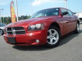 2009 Inferno Red Crystal Pearl Dodge Charger SXT #18222307