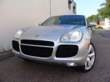 2004 Crystal Silver Metallic Porsche Cayenne Turbo #18291954