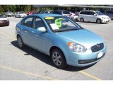 2008 Ice Blue Hyundai Accent GLS Sedan #18300067