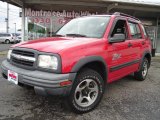 2002 Wildfire Red Chevrolet Tracker ZR2 4WD Hard Top #18368280