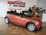 2006 Hot Orange Metallic Mini Cooper S Convertible #18368273