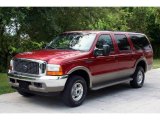 2000 Toreador Red Metallic Ford Excursion Limited 4x4 #18392227