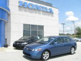 2008 Atomic Blue Metallic Honda Civic EX Sedan #18383322