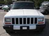 2001 Stone White Jeep Cherokee Sport 4x4 #18390941