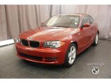 2008 Sedona Red Metallic BMW 1 Series 128i Coupe #18435124