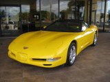 2004 Millenium Yellow Chevrolet Corvette Convertible #18439158