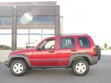 2007 Inferno Red Crystal Pearl Jeep Liberty Sport 4x4 #18450130