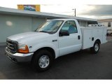 2001 Oxford White Ford F250 Super Duty XL Regular Cab Commercial Chassis #18508630