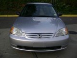 2002 Satin Silver Metallic Honda Civic LX Sedan #18507469