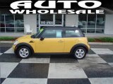 2008 Mellow Yellow Mini Cooper Hardtop #18508243