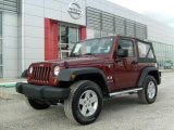 2008 Red Rock Crystal Pearl Jeep Wrangler X 4x4 #18514223