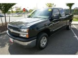 2004 Black Chevrolet Silverado 1500 LS Extended Cab 4x4 #18571873