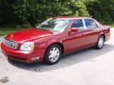 2000 Crimson Red Pearl Cadillac DeVille Sedan #18575420