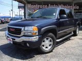 2006 Deep Blue Metallic GMC Sierra 1500 SLT Crew Cab 4x4 #18579347