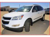 2009 Summit White Chevrolet Traverse LS #18636242