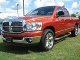 2008 Sunburst Orange Pearl Dodge Ram 1500 Big Horn Edition Quad Cab #18633566