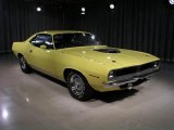 1970 Plymouth Cuda Lemon Twist Yellow