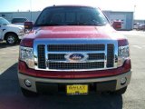 2010 Red Candy Metallic Ford F150 Lariat SuperCrew 4x4 #18693377