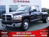 2006 Black Dodge Ram 3500 SLT Quad Cab Dually #18695728