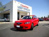 2007 True Red Mazda MAZDA3 i Sport Sedan #18703106