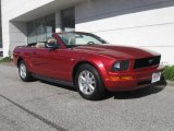 2007 Redfire Metallic Ford Mustang V6 Deluxe Convertible #18699817