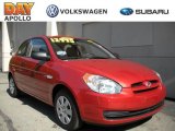 2008 Tango Red Hyundai Accent GS Coupe #18784079