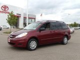 2008 Salsa Red Pearl Toyota Sienna LE #18787696
