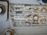 1976 International Scout II Traveler 4x4 Info Tag