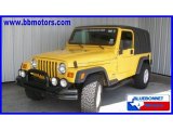 2004 Solar Yellow Jeep Wrangler Unlimited 4x4 #18782351
