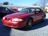 1995 Laser Red Metallic Ford Mustang V6 Coupe #1884618