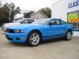 2010 Grabber Blue Ford Mustang V6 Coupe #18860616