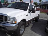 Oxford White Ford F250 Super Duty in 2004