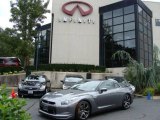 2009 Gun Metallic Nissan GT-R Premium #18918705