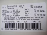 2007 Ram 1500 Color Code for Bright White - Color Code: PWG