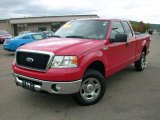 2007 Bright Red Ford F150 XLT SuperCab 4x4 #18999099