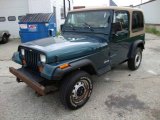 1995 Emerald Green Pearl Jeep Wrangler S 4x4 #18992644