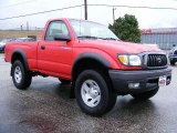 Radiant Red Toyota Tacoma in 2004