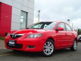 2007 True Red Mazda MAZDA3 i Touring Sedan #19005860