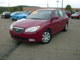 2007 Redfire Pearl Hyundai Elantra GLS Sedan #18999088