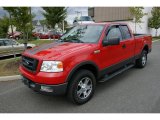 2005 Bright Red Ford F150 FX4 SuperCab 4x4 #19005111