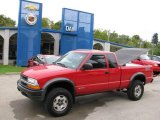2002 Victory Red Chevrolet S10 ZR2 Extended Cab 4x4 #19072426