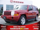 2006 Inferno Red Pearl Jeep Commander  #19075808