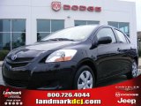 2007 Black Sand Pearl Toyota Yaris Sedan #19075851