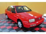 Flash Red Volkswagen Jetta in 1995